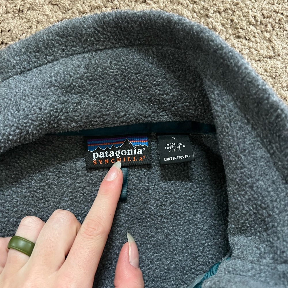 Vintage Patagonia Synchilla Full Zip Fleece - Picture 2 of 4